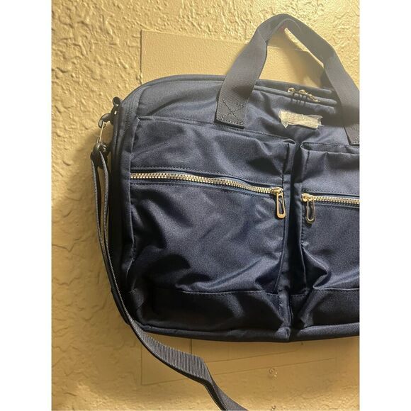 Bella Russo 17” Navy Laptop Bag NEW NO TAGS - Picture 3 of 15